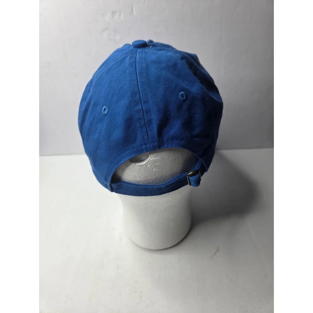 Bud Light Hat Mens Royal Blue Embroidered Logo Adjustable Strapback Dad Cap OSFM